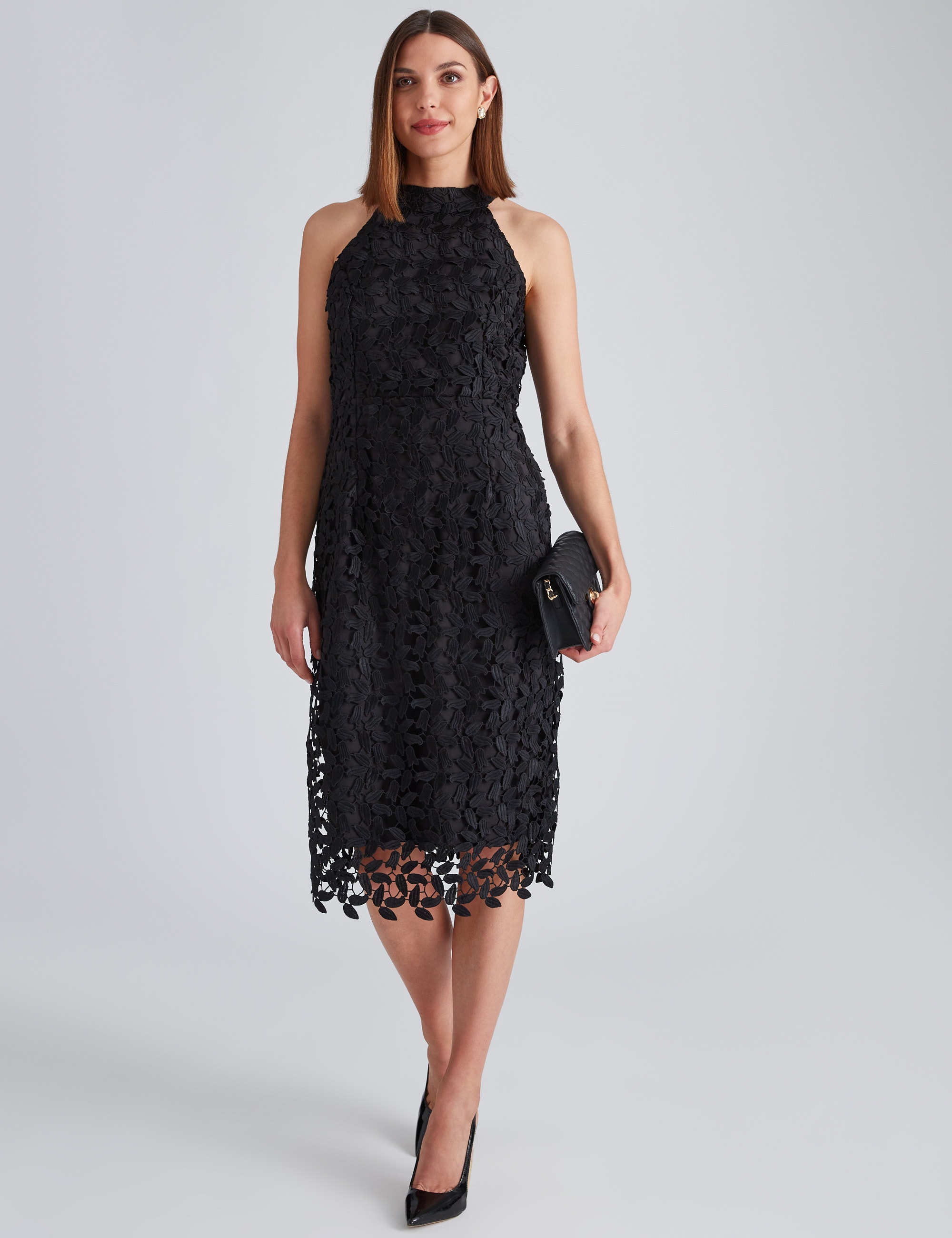 Noni lace sheath store dress