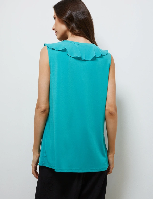 Noni B Pearl Button Frill Top, hi-res image number null