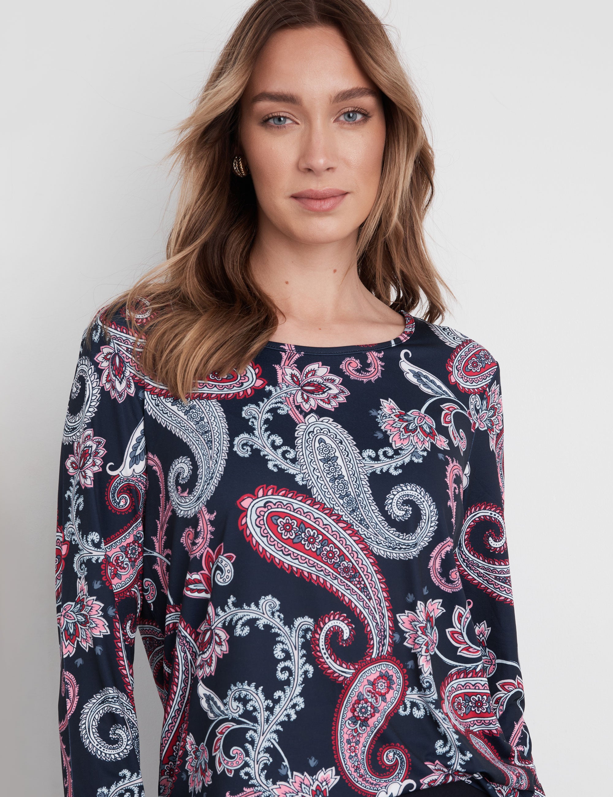 PRINT KNIT TOP | Noni B