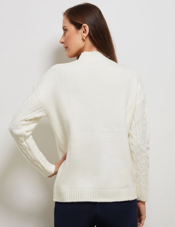 HIGH NECK CABLE JUMPER, hi-res image number null