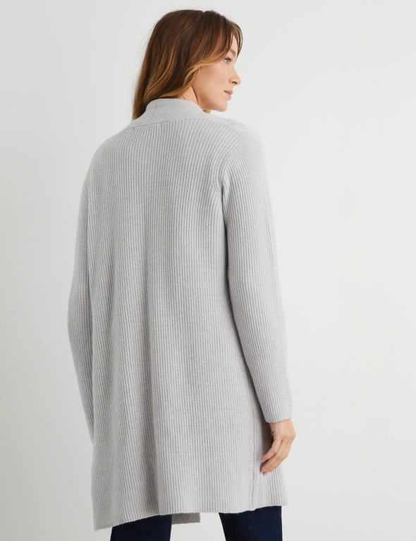 NONI B CABLE LONGLINE CARDIGAN, hi-res image number null