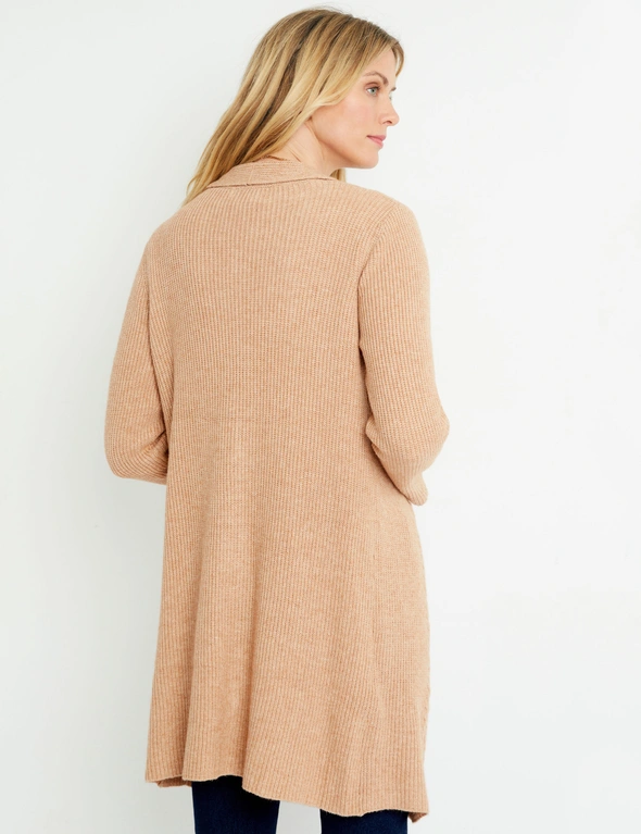 NONI B CABLE LONGLINE CARDIGAN, hi-res image number null