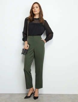 FLY FRONT STRAIGHT LEG PANT