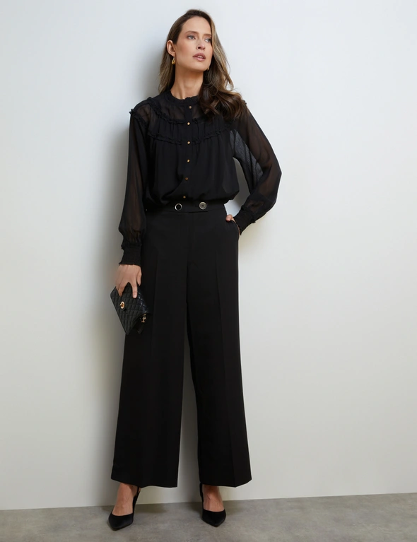 2 BUTTON STRAIGHT LEG PANT, hi-res image number null