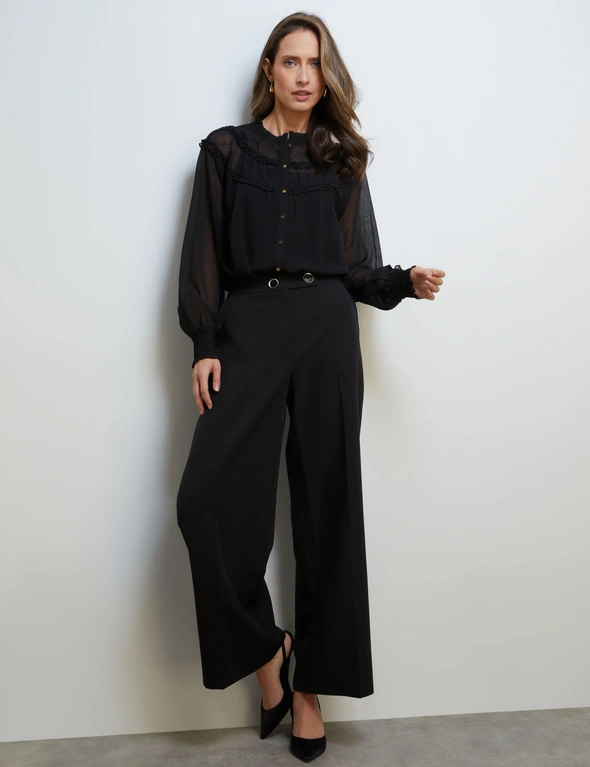 2 BUTTON STRAIGHT LEG PANT, hi-res image number null