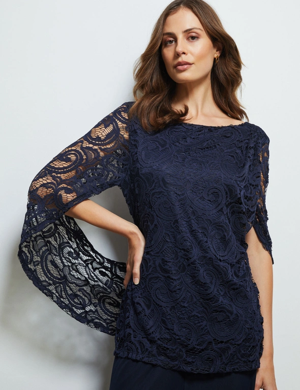 LACE COWL TOP, hi-res image number null