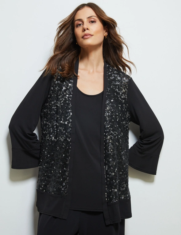 SEQUIN JACKET TWINSET, hi-res image number null