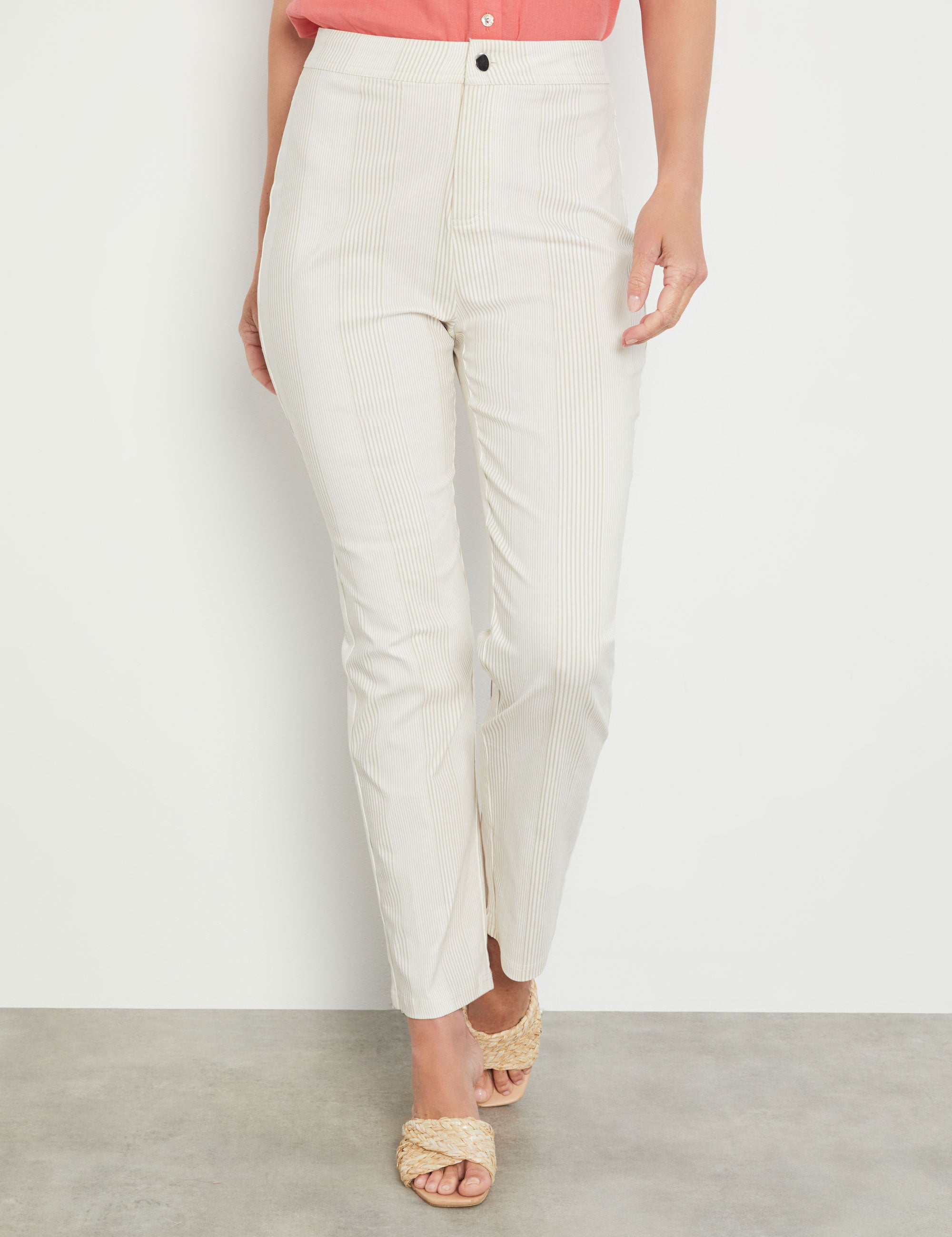 Noni B Stripe Bengaline Pant | Liz Jordan