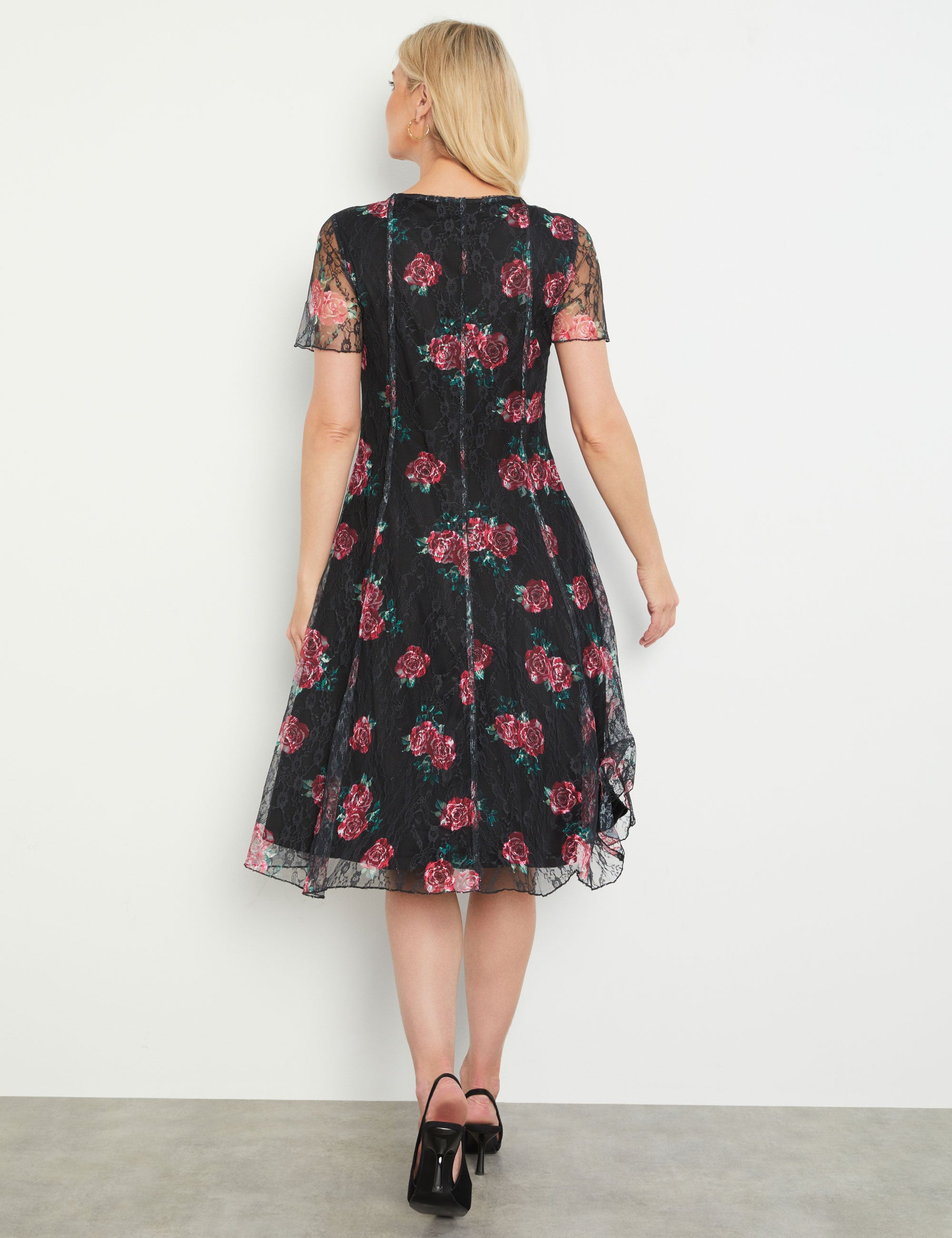 Noni B Printed Lace Dress | Noni B