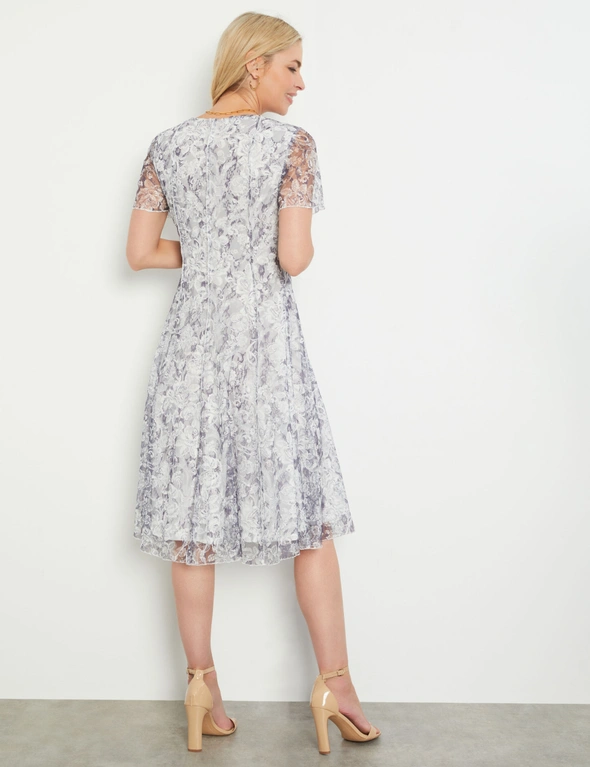 Noni B Printed Lace Dress | Noni B