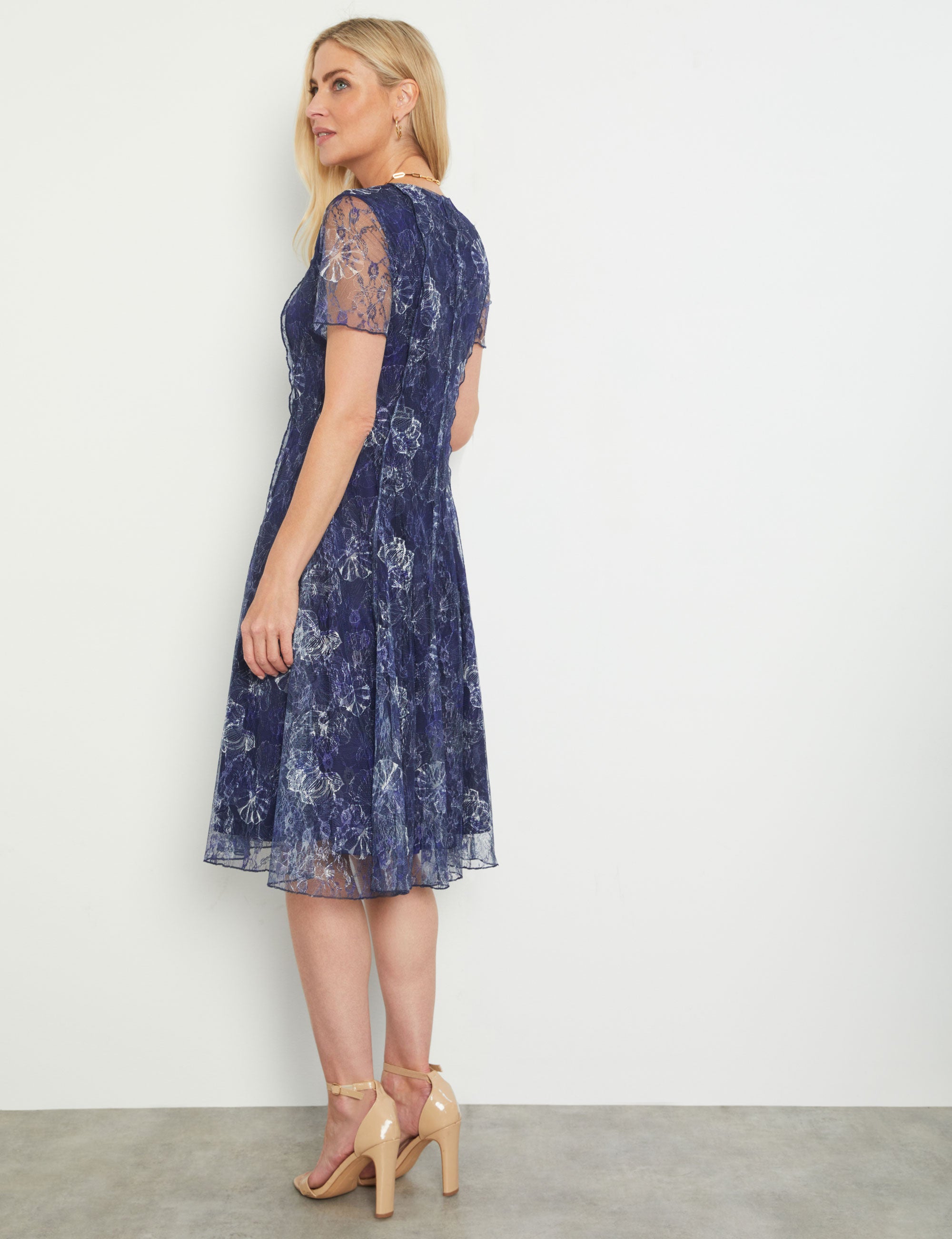 Noni B Printed Lace Dress | Noni B