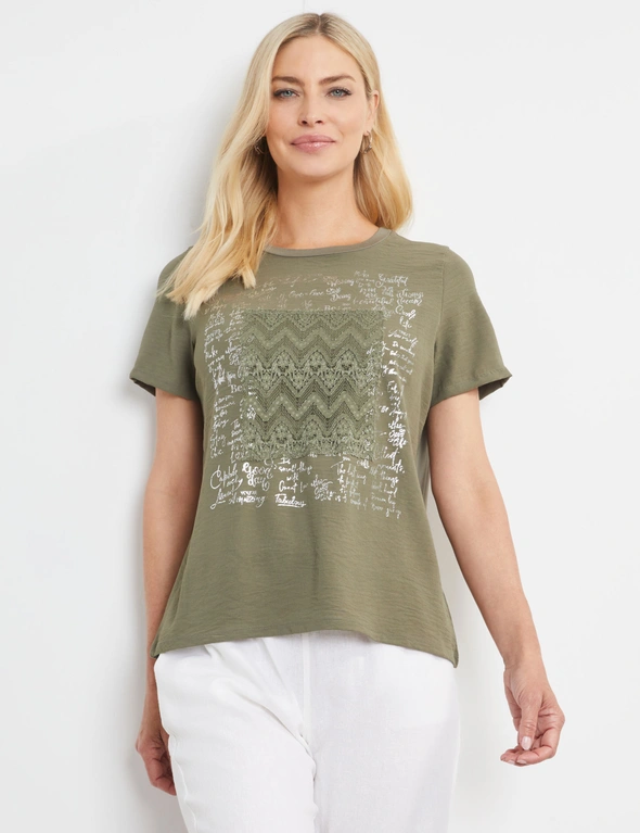 Noni B Lace Patch Top, hi-res image number null