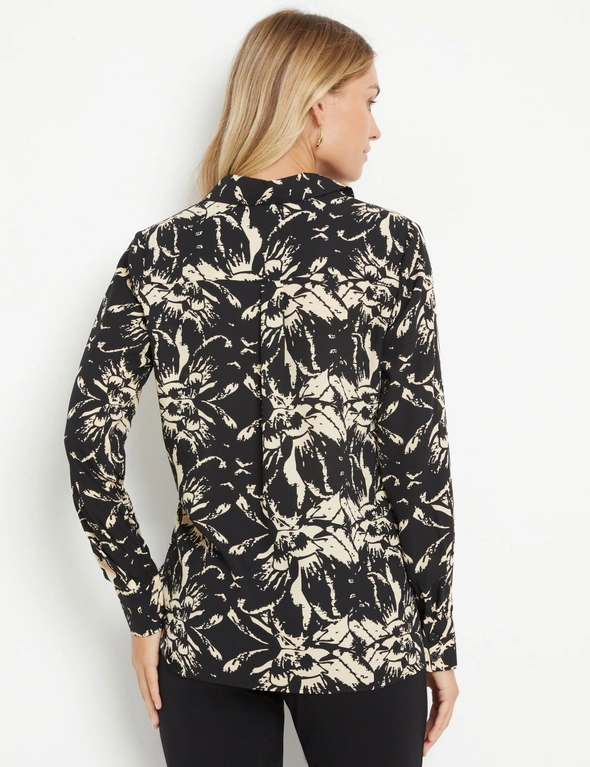 Noni B Abstract Floral Shirt, hi-res image number null