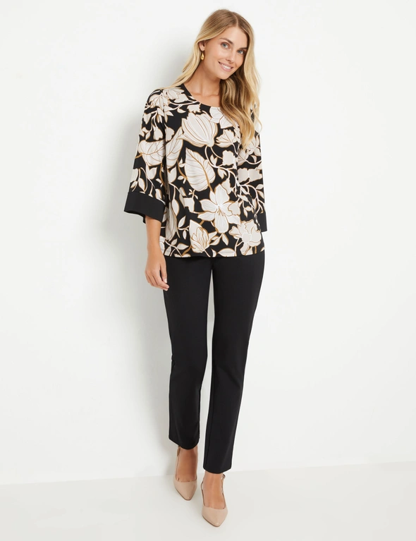 Noni B Floral Knit Top, hi-res image number null
