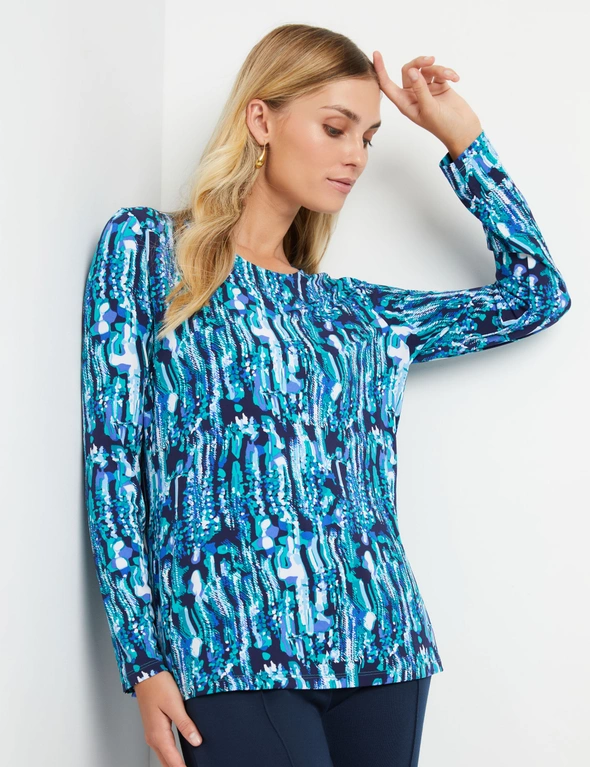 Noni B Patch Print Knit Top, hi-res image number null