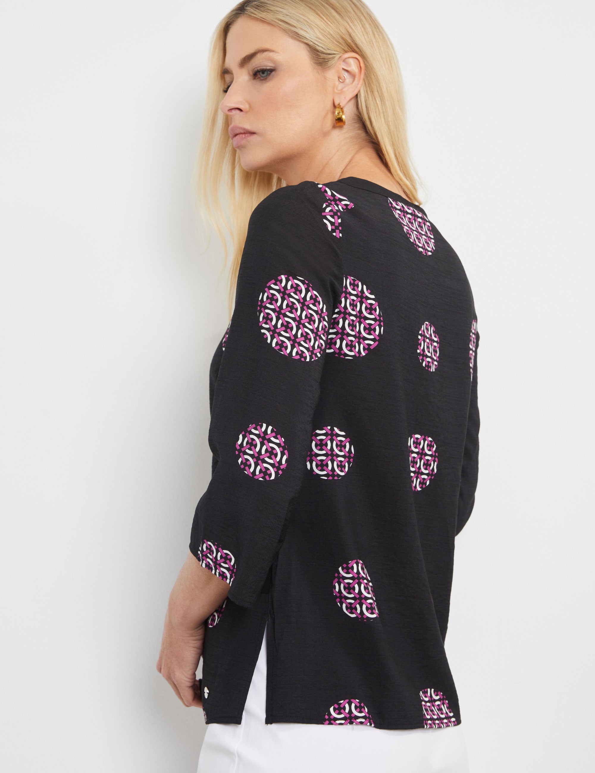 Noni B Spliced Spot Top | Noni B