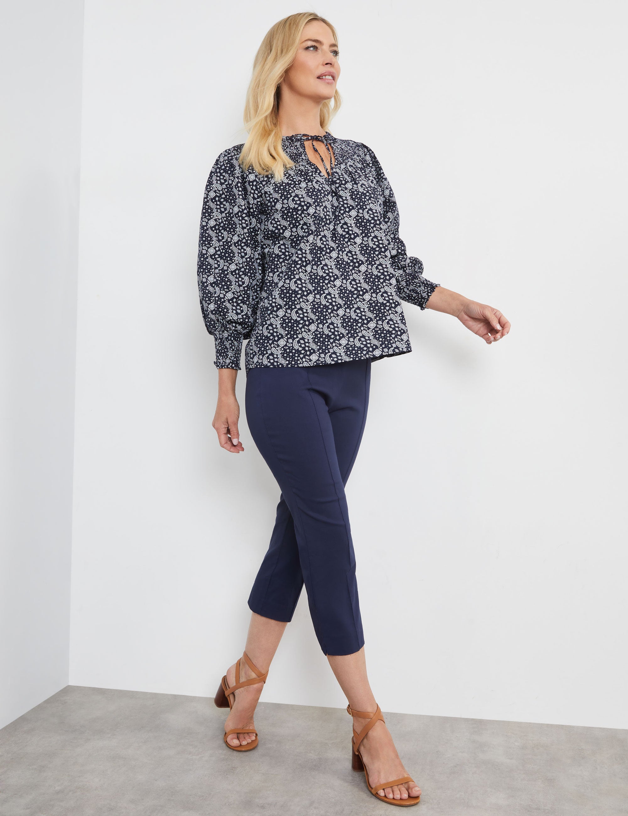 Noni B Shirred Yoke Top | Noni B