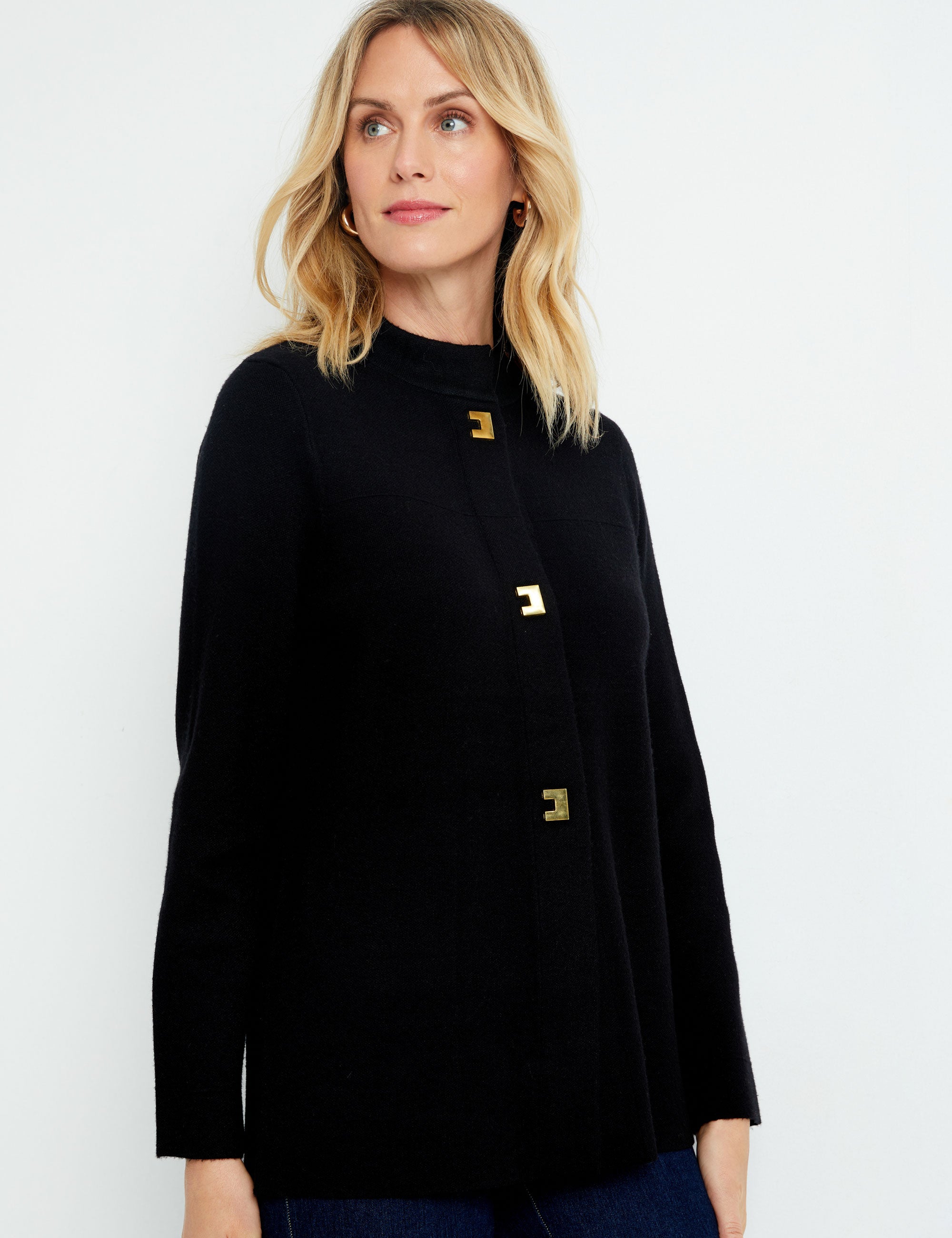 Noni B Square Button Cardi | Noni B