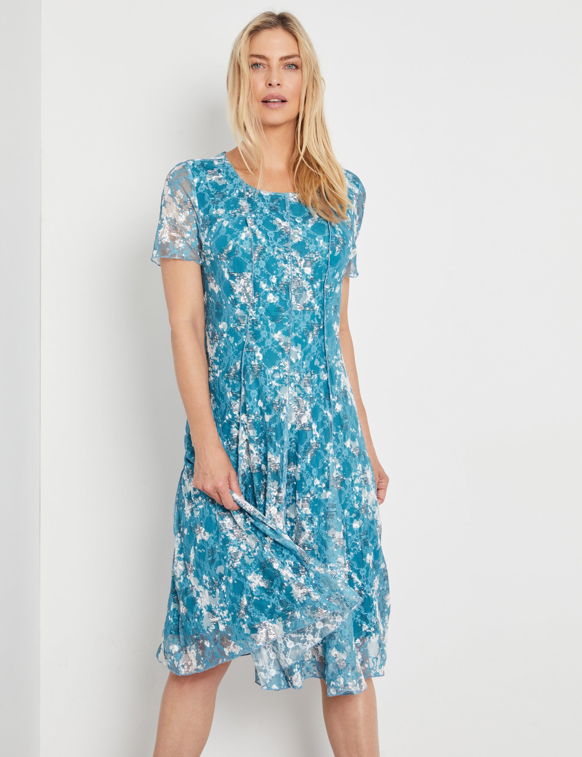 Noni B Printed Lace Dress | EziBuy Australia