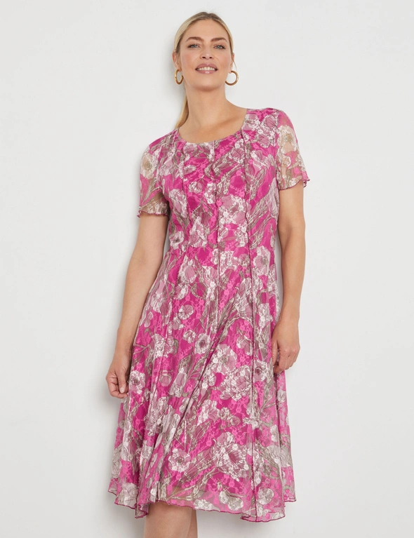 Noni B Printed Lace Dress | EziBuy Australia