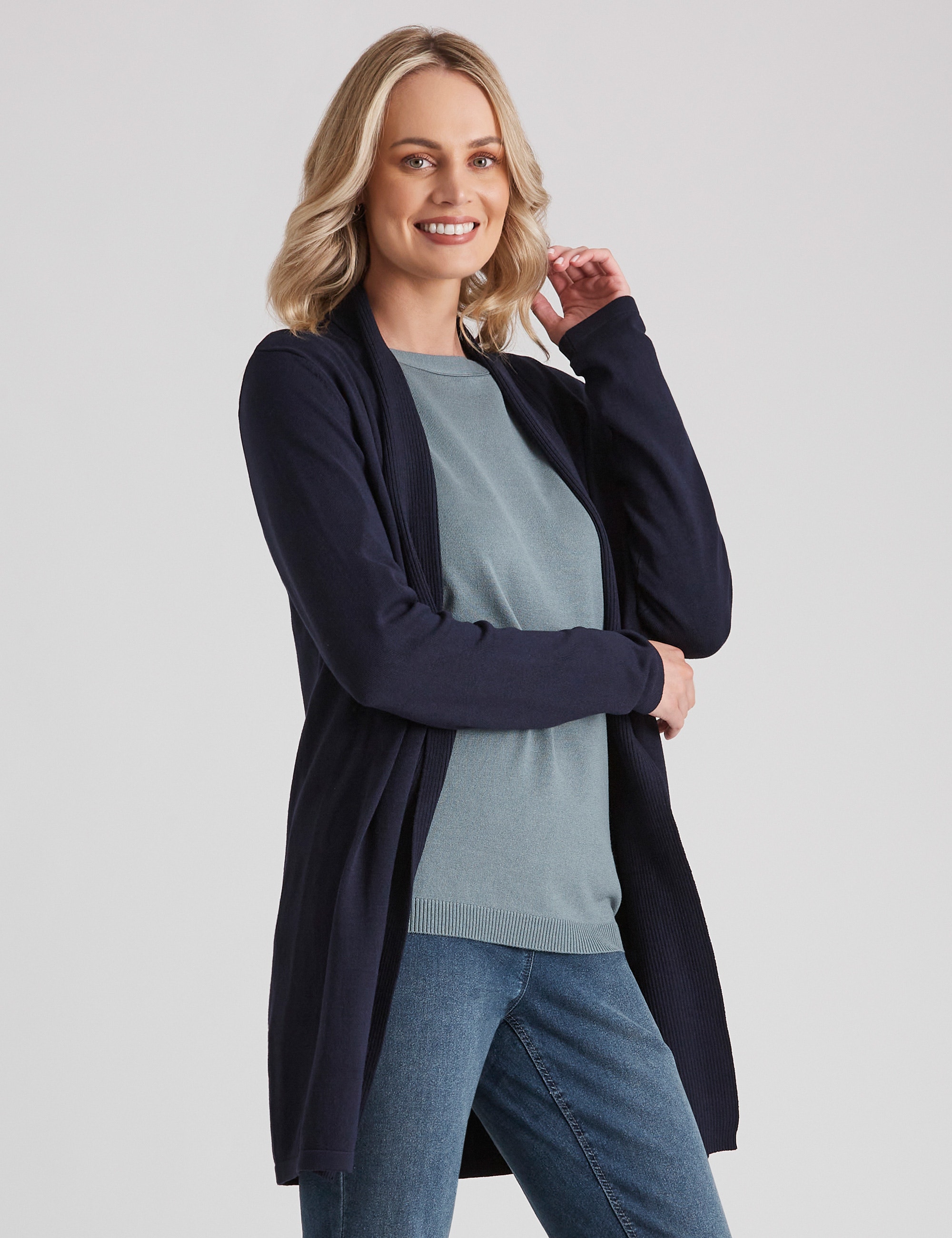 Womens edge to outlet edge cardigan