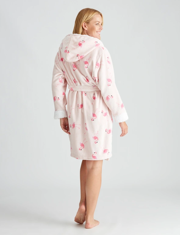 Rivers Sherpa Necklined Robe, hi-res image number null