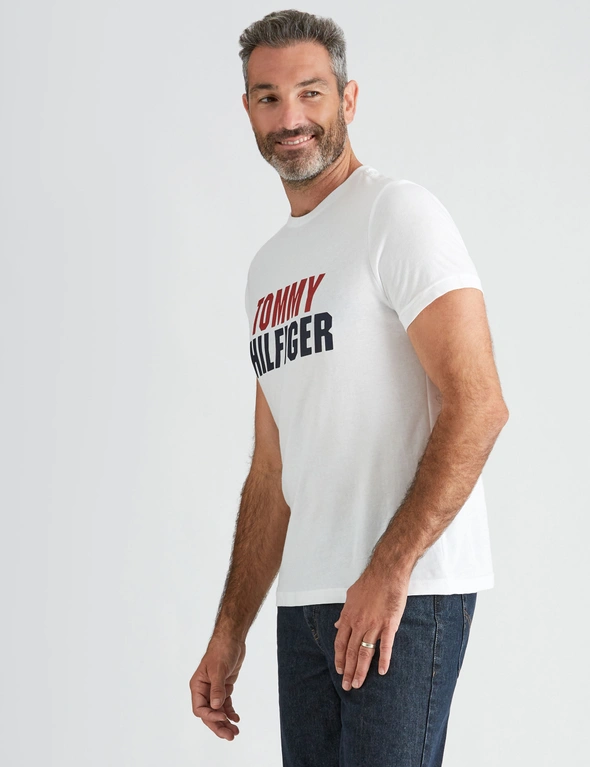 Tommy Hilfiger Men's Classic Graphic Signature Short Sleeve T-shirt