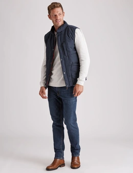 Rivers Padded Contrast Lined Vest