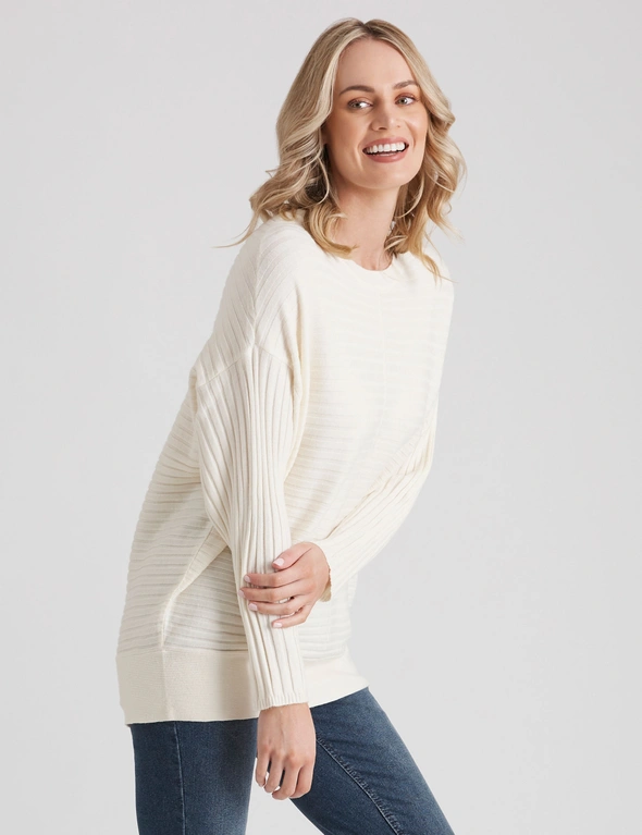 Rivers Ribbed Centre Seam Jumper, hi-res image number null