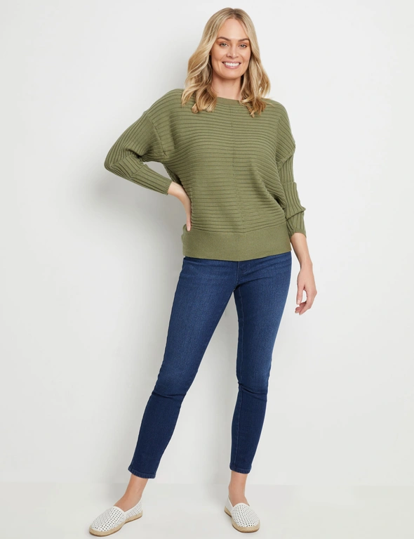 Rivers Ribbed Centre Seam Jumper, hi-res image number null