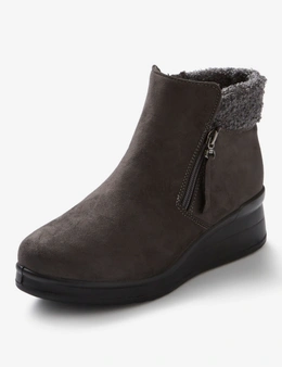 Riversoft Sherpa Trim Ankle Boots