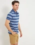 Rivers Short Sleeve Stripe Jersey Polo, hi-res