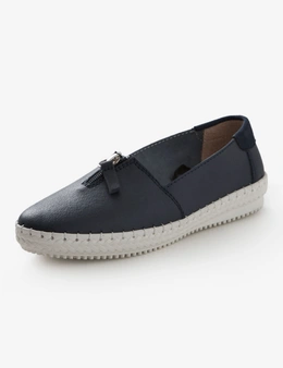 Rivers Leathersoft Camille Zip Loafer