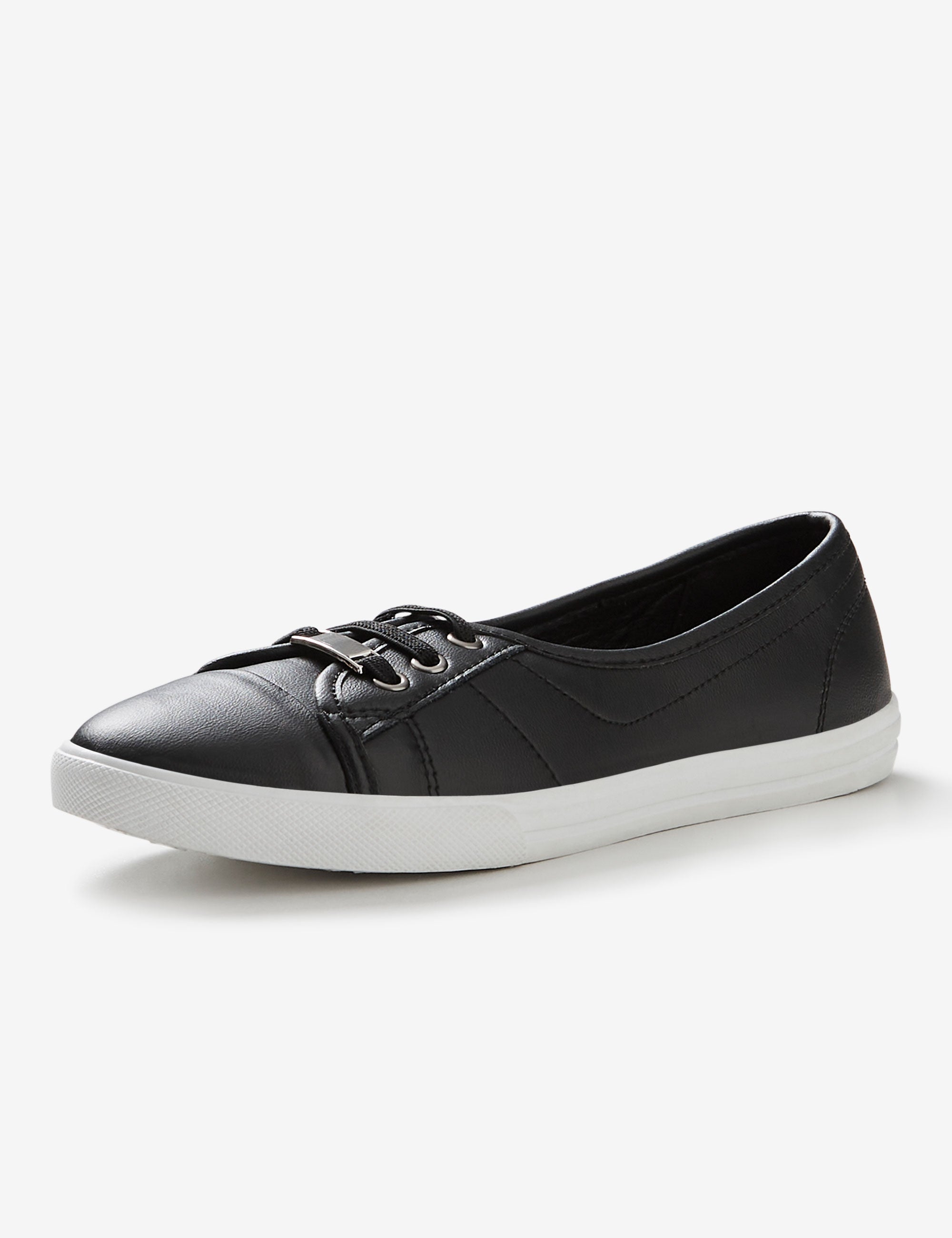 Rivers Bianca Leathersoft Elastic Casual Shoe | Rivers Australia