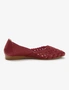 Rivers Chanel Leathersoft Woven Ballet Shoe, hi-res