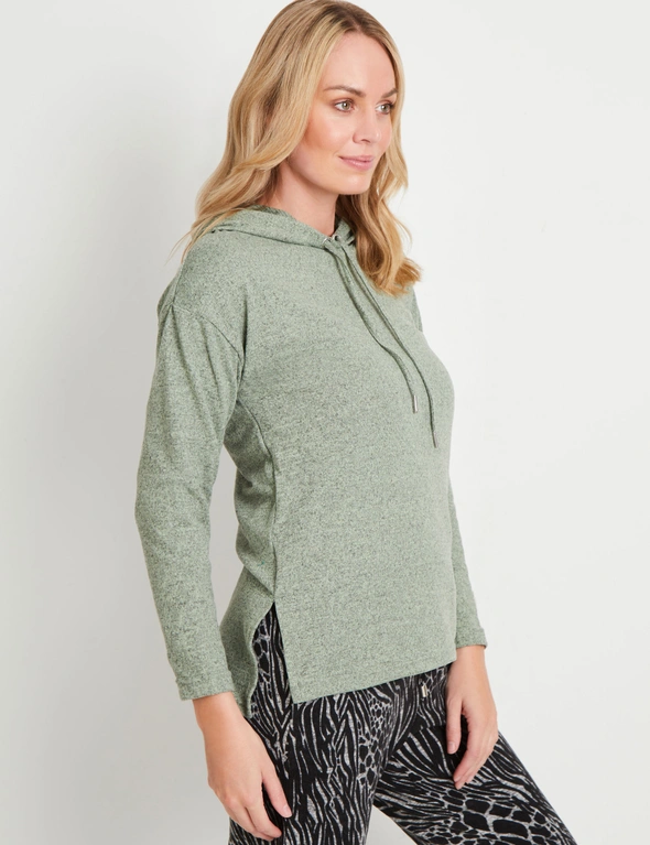 Rivers Hooded Fluffy Leisure Top, hi-res image number null