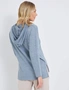 Rivers Hooded Fluffy Leisure Top, hi-res