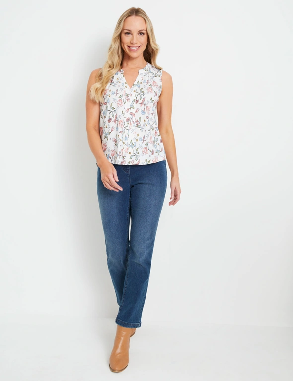 Rivers Sleeveless Printed Top, hi-res image number null