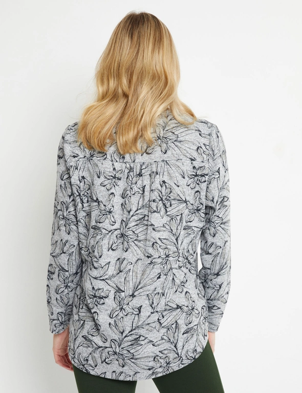 Rivers Long Sleeve Half Placket Top, hi-res image number null