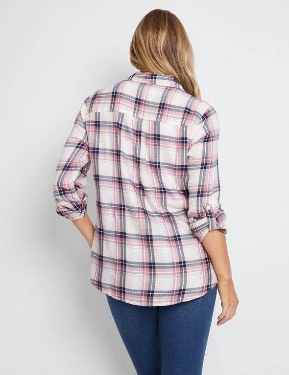 Rivers Long Sleeve Button Check Shirt, hi-res image number null