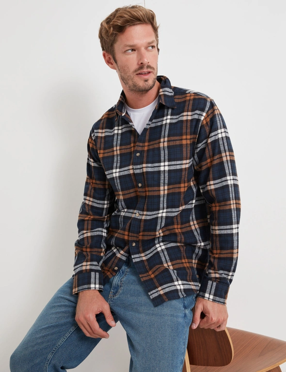 Rivers Heavy Flannel Long Sleeve Shirt, hi-res image number null