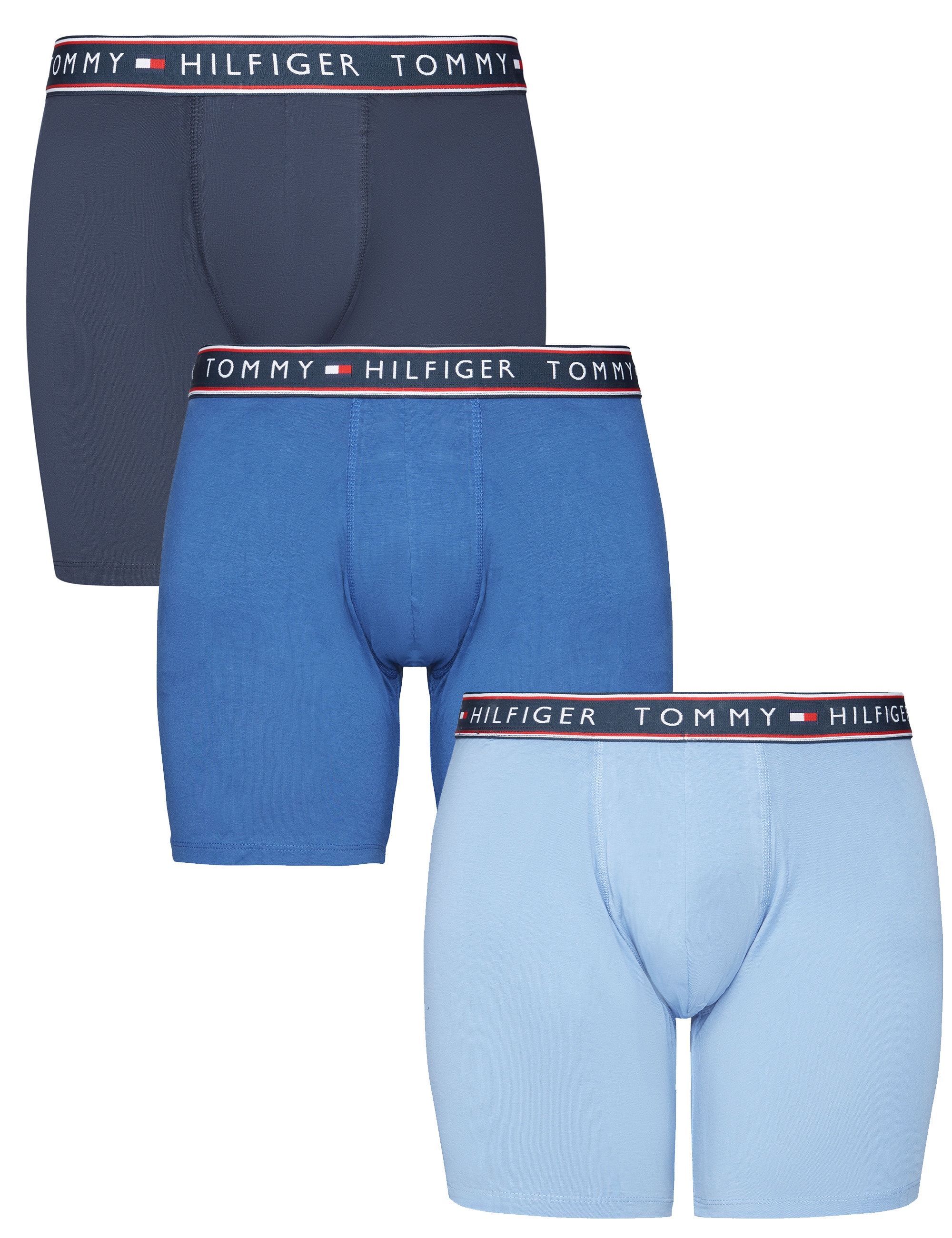 Tommy Hilfiger 3 Pack Mens Boxer Briefs Mens Clothing Underwear