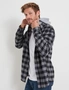 Rivers Flannel Long Sleeve Shirt With Hood, hi-res