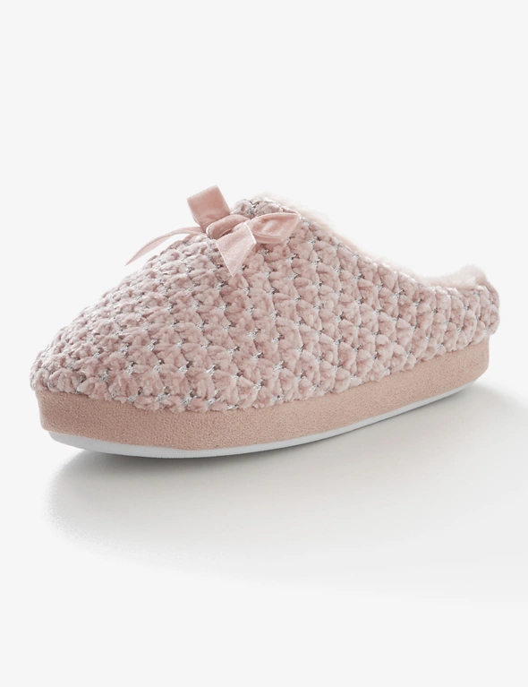 Rivers Katie Chenille Plush Mule Slipper, hi-res image number null