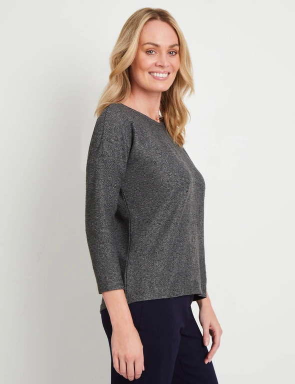 Rivers Long Sleeve Soft Touch Ribbed Top, hi-res image number null