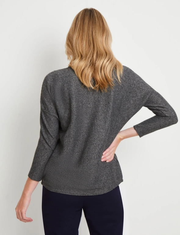 Rivers Long Sleeve Soft Touch Ribbed Top, hi-res image number null