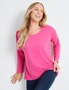 Rivers Soft Touch Ribbed Top, hi-res