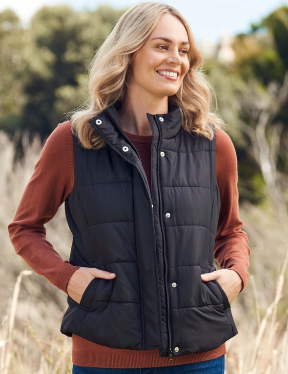 Rivers Large Diamond Quilted Padded Vest, hi-res image number null