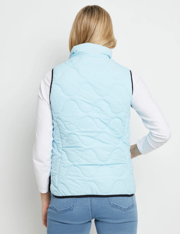 Rivers Contrast Quilted Vest, hi-res image number null