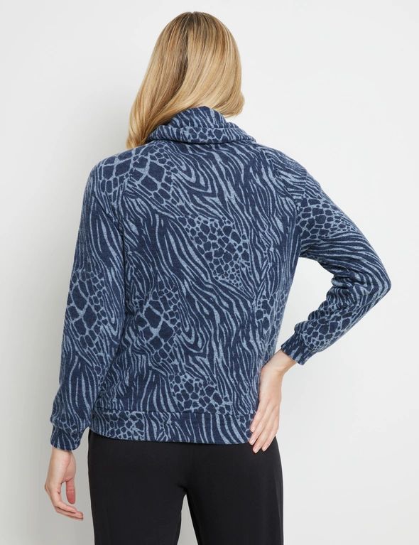 Rivers Fluffy Cowl Neck Sweatshirt, hi-res image number null